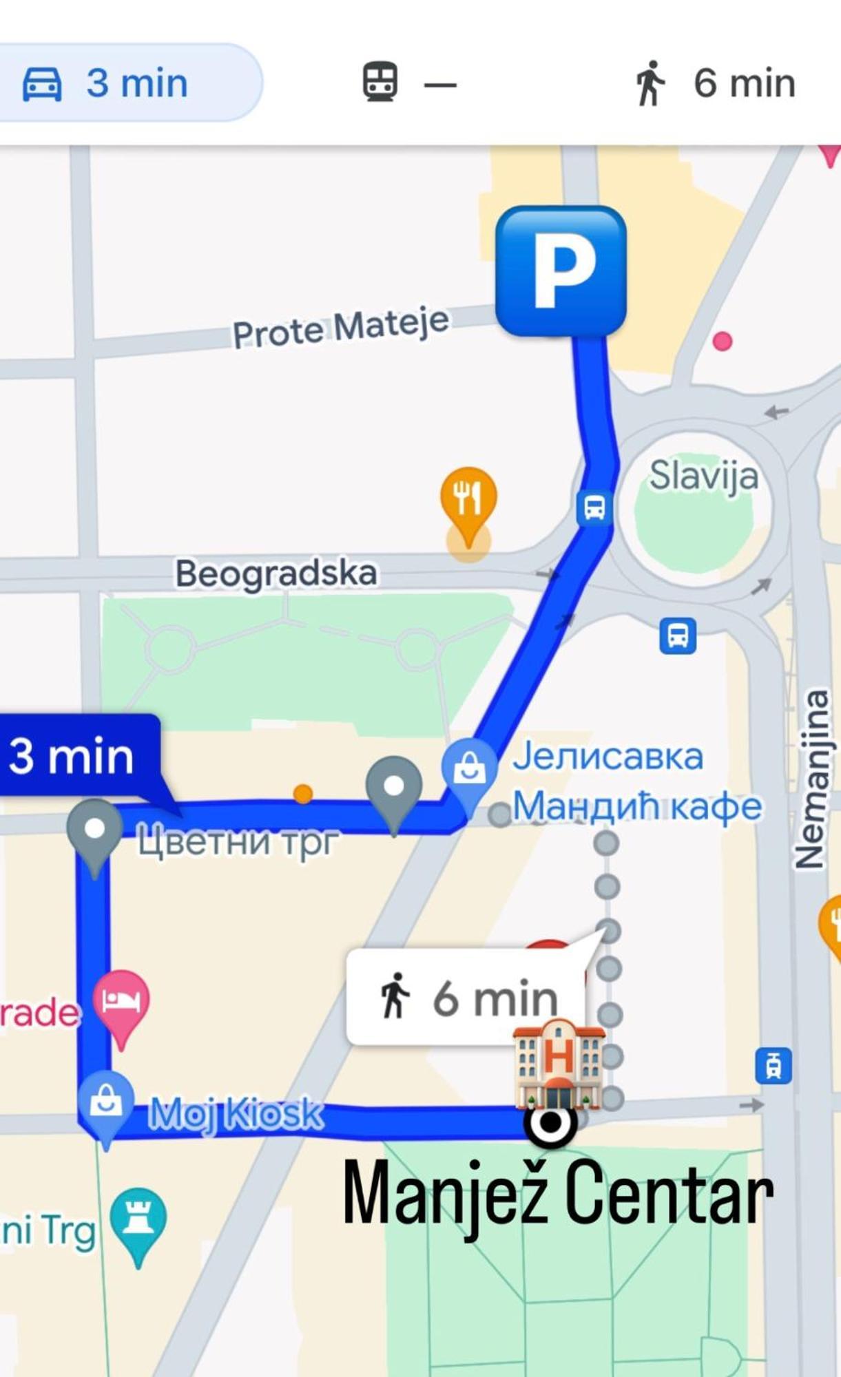 Manjez Centar Hotel Belgrád Kültér fotó